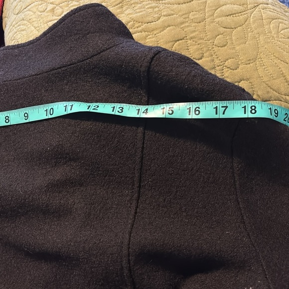 Della Spiga Italy black wool Jacket Pockets Size L - Picture 12 of 15